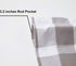 2 Pack Buffalo Check Plaid Cotton Window Valances White and Grey Farmhouse Design Window Treatment Lined Decor Curtains Rod Pocket Valances for Kitchen/Living Room 16" x 56"