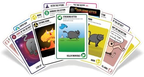 Streaking Kittens Expansion Set - Ridiculous Russian Roulette Card Game, Easy Family-Friendly Party Games - Card Games for Adults, Teens & Kids - 15 Card Add-on