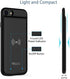 Wireless Battery Case for iPhone SE2 SE 2020 8 7 6s 6 Portable 3200mAh Rechargeable Protective Qi Charging Case Extended Battery Pack Charger Case Black New Version