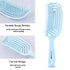 Hair Brush,Detangling Hair Brushes, Detangler Curved Vented HairBrush for Women Men Black Natural Curly Wet Dry Thick Straight Long Hair, Afro American Type 3a-4c, Comfortable Grip ,Easy to Clean
