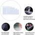 Jewelry Baggies 5 Sizes 500pcs Small Sealable Zipper Bags Clear Plastic Zip Bags Tiny Poly Assorted Bags 2 Mil for Beads Craft Seed Pill Candy Coin (8 Sizes to Choose from)