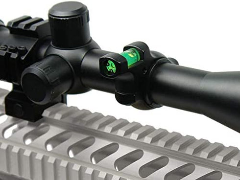 West Lake Precision Scope Leveling Kit, Includes 30mm Smooth Alloy Scope Bubble Level Indicator (Anti-Cant) and 1" Ring Reducer, for Precision Shooting, Competition and Hunting
