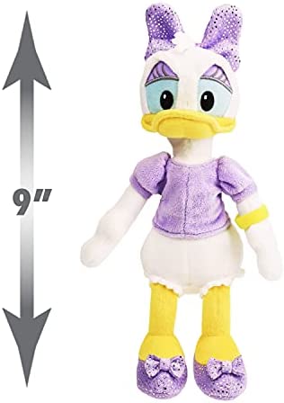 Disney Junior Mickey Mouse Beanbag Plush - Daisy Duck, by Just Play