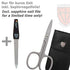 3 Swords Germany - Brand Quality Stainless Steel INOX Curved Nail Scissors (1 Piece) with case for Manicure Pedicure - Nail Care by 3 Swords - Made in Solingen Germany