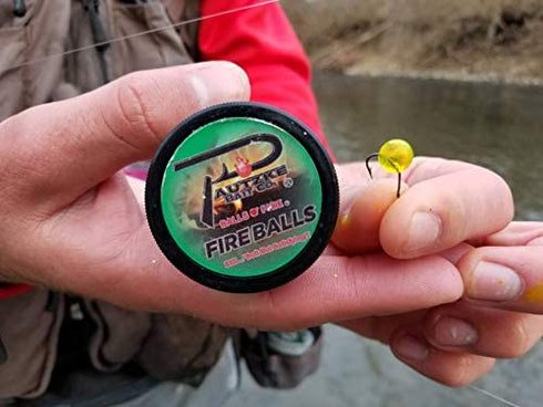 PAUTZKE'S Fishing Bait Fire Balls, Red, 1.65 oz