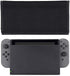 eXtremeRate Black Nylon Dust Cover, Soft Neat Lining Dust Guard, Anti Scratch Waterproof Cover Sleeve for Nintendo Switch & Switch OLED Charging Dock