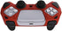 PlayVital Knight Edition Passion Red & Black Two Tone Anti-Slip Silicone Cover Skin for ps5 Controller, Soft Rubber Case for ps5 Wireless Controller with Thumb Grip Caps