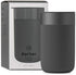 W&P Porter Ceramic Mug w/ Protective Silicone Sleeve, Charcoal 16 Ounces | On-the-Go | No Seal Tight | Reusable Cup for Coffee or Tea | Portable | Dishwasher Safe