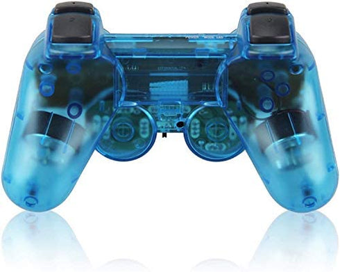 Wireless Controller for PS2, 2.4G Dual Vibration Game Controller Remote for PlayStation 2 PS2
