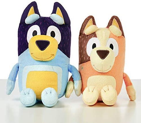 Bluey Dad 12" (Bandit) & Mum 11" (Chilli) - 2 Pack Plush Bundle