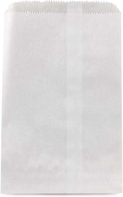 Hygloss Products Pinch Bottom Arts and Crafts Paper Bags 6 x 9 Inch, White, 100 Pack