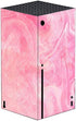 PlayVital Psychedelic Pink Custom Vinyl Skins for Xbox Series X, Wrap Decal Cover Stickers for Xbox Series X Console Controller