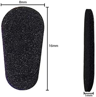 60 Pairs Adhesive Eyeglass Nose Pads Soft Foam Nose Pads Self Anti-Slip Eyeglass Nose Pads Thin Nosepads for Eyeglasses Sunglasses (Black)