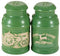 John Deere Raised-Relief Milk Can Salt & Pepper Set
