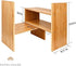 ROYALHOUSE Bamboo Desktop Organizer, Attractive Design, Stand Shelf For Books, Accessories And More, Home D©cor, Ideal Gift For Family & Friends