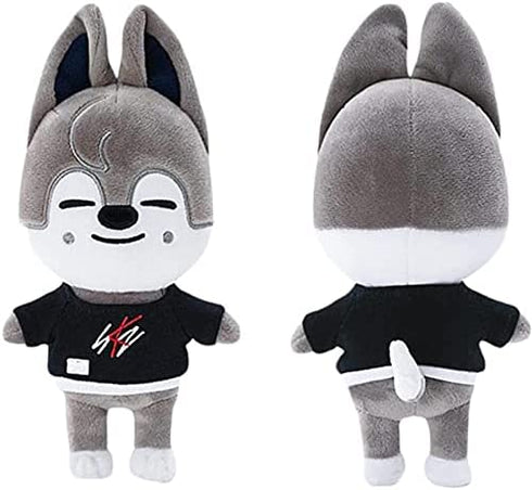 Cute Anime Plush,9.8in Plush Toys,Creative Soft Stuffed Cartoon Plush Toy Gift Toys for Kids Fans(Wolf Chan)