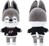 Cute Anime Plush,9.8in Plush Toys,Creative Soft Stuffed Cartoon Plush Toy Gift Toys for Kids Fans(Wolf Chan)
