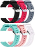 RuenTech 6-Pack Soft Silicone Bands Compatible with Donerton P22 P32 P36 &KALINCO P22 Smart Watch, Quick Release Replacement Bands Sport Straps for P22 Smart Watch Bands Women&Men