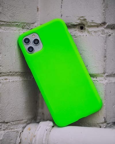 FELONY CASE - iPhone 13 Pro Case - Stylish Neon Green Silicone Phone Cover - Wireless Charging Compatible, 360° Shockproof Protective Cases for Apple iPhone 13 Pro