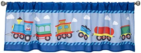 EVERYDAY KIDS Nursery Window Valance - Choo Choo Train