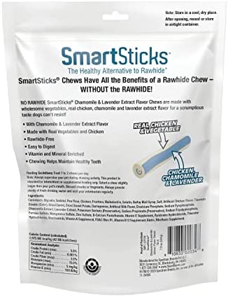 SmartBones Chicken Dog Chews Calming (16 Sticks)