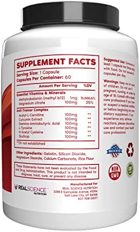 Tremoraid Essential Tremor Relief Supplements (60 Caps)* (3 Bottles)