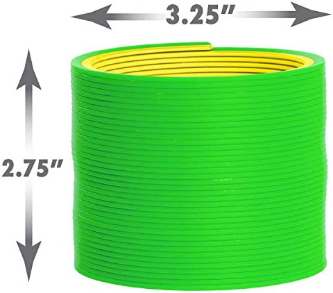 Slinky the Original Walking Spring Toy, Plastic Slinky 3-Pack, Multi-color Neon Spring Toys, by Just Play