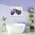 Canvas Wall Art for Bathroom Purple Candles and Lavender Flower Painting Pictures Print on Canvas Prints Ready to Hang Wall Decor for Living Room Bedroom Decoration Modern Home Decor Artwork