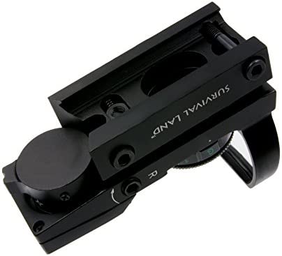 Survival Land Reflex Sight with 4 Selectable Red or Green Patterns
