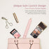 Mini Hair Straightener Travel Size, Small Flat Irons for Short Hair, Portable Flat Iron for Bangs, Pink