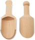 Wooden Scoopers 4-3/8 Inches Long, 15 Unfinished Small Wooden Scoops for Bath Salts, Mason Jars, Sensory Bins, Minerals, Candies, Sugar & Coffee, by Woodpeckers