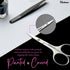 Stelone Cuticle Scissors, Eyebrow Scissors for Women, Stainless Steel Curved Blade Little Manicure Scissors, Brow Scissors & Cosmetic Scissors for Facial Hair & Eyelash Trimming - Best Makeup Scissors