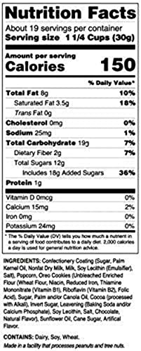 Snack Pop Cookie Popcorn,made with Cookie Pieces,5.25oz