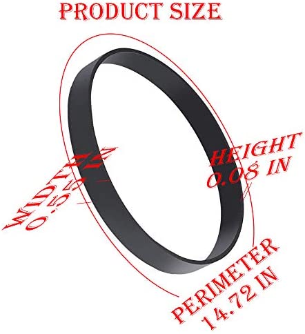 MEROM Replacement Belts for Bissell PowerForce Helix & CleanView #2031093, P/N3031120 & #32074 Vacuum Style 7 9 10 12 14 Belts (2Pack)