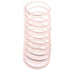 Mia Silkies Hair Ties, Silicone Hair Elastics Lasts 10 Times Longer Than Rubber Bands, Ponytail Holders for Thick Hair, Women, Teens, Athletes, Girls - Translucent Clear Color 2pks/20pcs