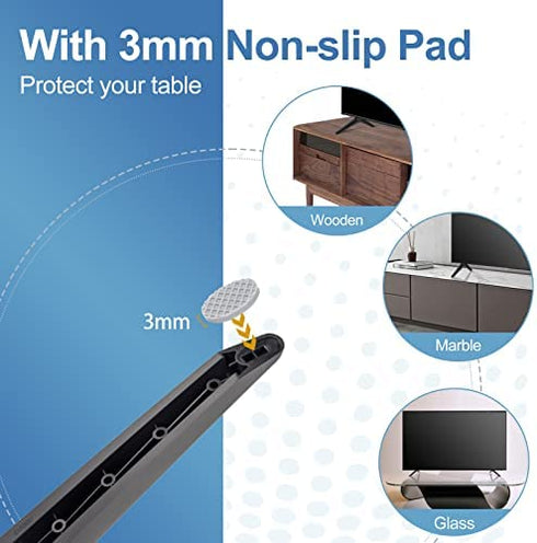 Base Stand for TCL Smart Tv - 32in 40in 43in 48in 49in 50in 55in 60in 32S305 32S301 32S303 32S4610R 32S3850 32S3850A 32S3850B 32S3850P 32FS4610R with Screws