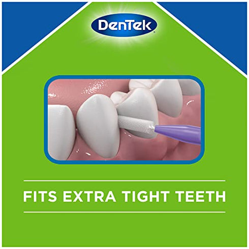DenTek Slim Brush Advanced Clean Interdental Cleaners, Extra Tight, 32 Count