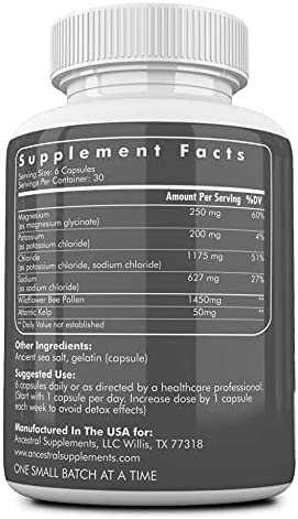 Ancestral Minerals & Electrolytes - Supports Optimal Hydration, Athletic Performance, Digestion, and Remineralization (30 Day Supply)