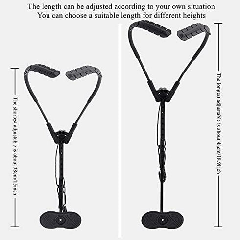 Generic Saxophone Shoulder Harness Aluminum Metal Sax Holder Comfortable Sax Neck Strap Hook for Saxophone for Horn Tenor Baritone Alto Sax Soprano Clarinet