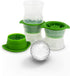 Tovolo Set of 3 Golf Ball Ice Molds, Sphere Ice Mold for Golfers, Set of 3 Leak-Free Ice Molds, Slow-Melting Ice for Whisky & Spirits, Golf Ball Ice Novelty Drink Molds, Green
