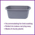McKesson Wash Basin, Plastic, Rectangle, 7 qt, 1 Count