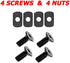 Gotical Multi Slots Mlok to Picatinny Rail Adapter Set of 3 slot Ar Picatinny Rail System