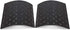 Danti Black Cowl Body Armor Outer Cowling Cover for Jeep Wrangler JK JKU Unlimited Rubicon Sahara X Off Road Sport 2007-2018(Pack of 2)