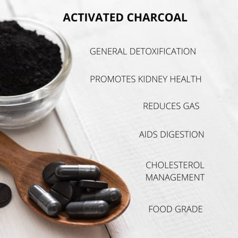 Smart Solutions Activated Charcoal Powder Bulk Food Grade Powder, Non-GMO, Vegan, No Fillers - 100% Pure Use for Teeth Whitening, Facial Masks, Detoxing (8 Ounce)…