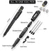Tactical Pen - Multitool - 6 in 1 Tactical Gear and EDC - Tactical Flashlight, Bottle Opener, Screwdriver, 12 Black Refills... Mens Dad Husband Gifts Christmas Gifts Ideas, Gift Boxed