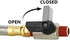 HK Extended Tank Drain Assembly Kit with 10 Inch Braided Steel Hose 1/4 Inch Drain Valve and Elbow Fitting for Air Compressor