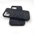 XUNQIAN Compatible for iPhone 12 Case, iPhone 12 Pro Case, Black Leopard Cheetah Animal Skin Print Art Thin Soft Black TPU +Tempered Mirror Protective Case for Apple 12/12 Pro (for iPhone 12/12 Pro)