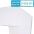 Egofine 5x7 White Picture Mats Pack of 14, Frame Mattes for 4x6 Pictures, Acid Free, 1.2mm Thickness, with Core Bevel Cut