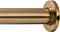 Ivilon Tension Curtain Rod - Spring Tension Rod for Small Windows or Shower, 16 to 24 Inch. Warm Gold