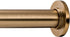 Ivilon Tension Curtain Rod - Spring Tension Rod for Small Windows or Shower, 16 to 24 Inch. Warm Gold